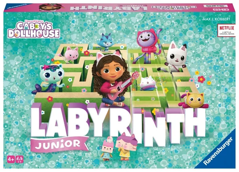 Ravensburger, Labyrinth Junior Koci Domek Gabi, gra familijna
