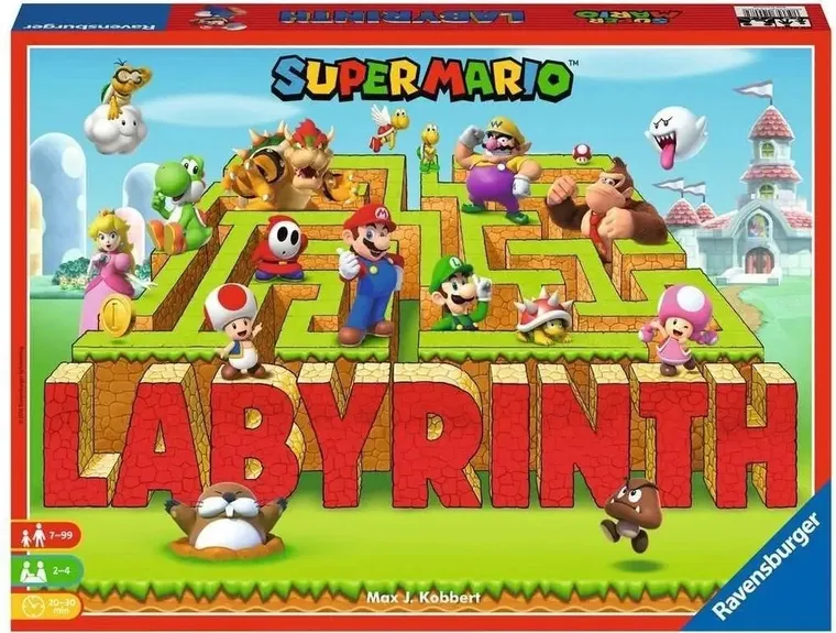 Ravensburger, Labyrinth Super Mario, gra familijna