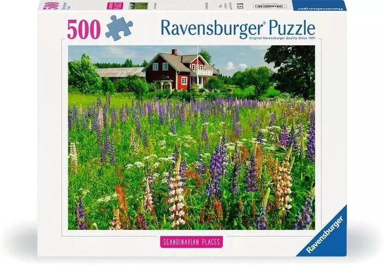 Ravensburger, Łąka w Szwecji, puzzle, 500 elementów