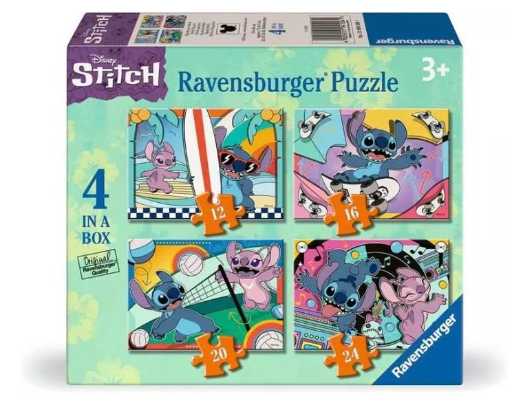 Ravensburger, Lilo i Stitch, puzzle 4w1