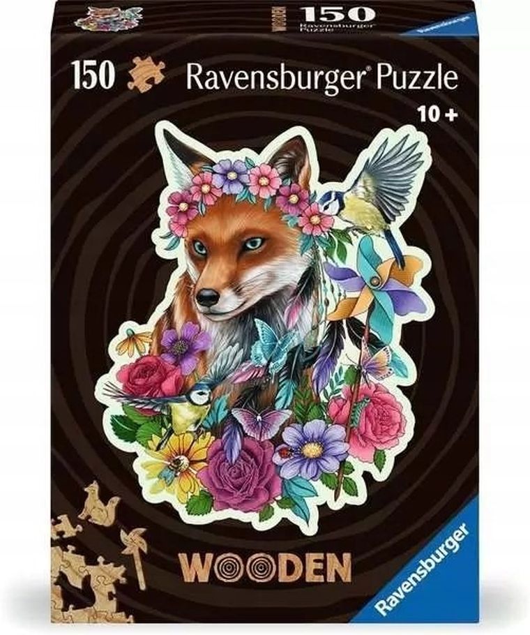 Ravensburger, Lis, puzzle drewniane, 150 elementów