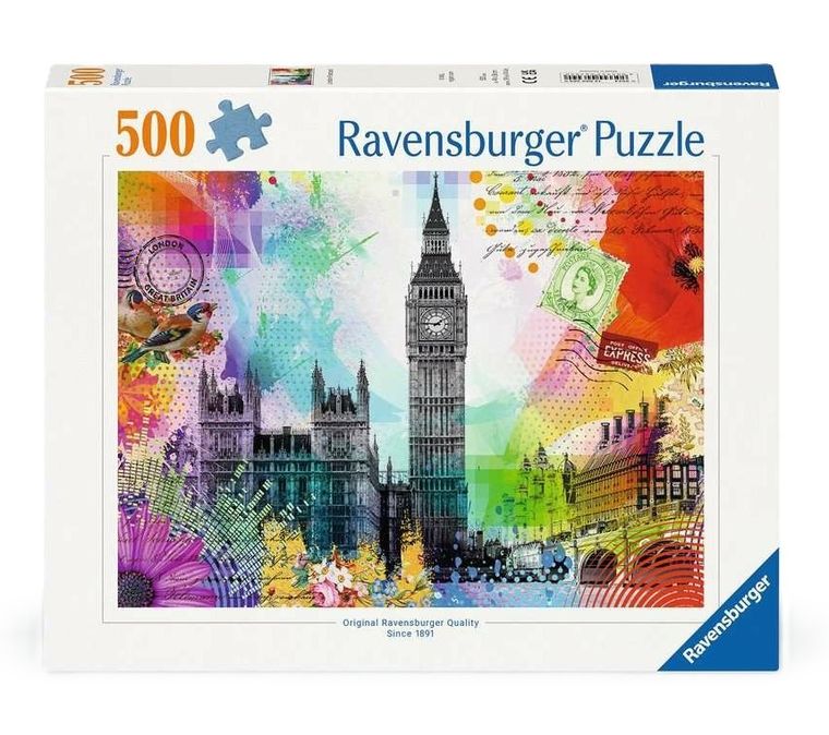 Ravensburger, Londyn, puzzle, 500 elementów