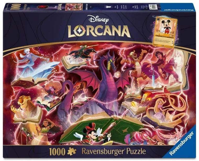 Ravensburger, Lorcana, Ruby, puzzle 2D, 1000 elementów