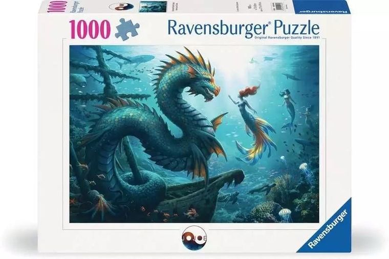Ravensburger, Magiczne morskie głębiny, puzzle, 1000 elementów