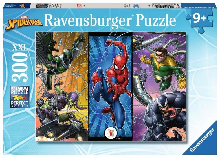 Ravensburger, Marvel, Spiderman, puzzle XXL, 300 elementów