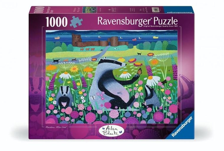 Ravensburger, Meadow Mischief, puzzle, 1000 elementów