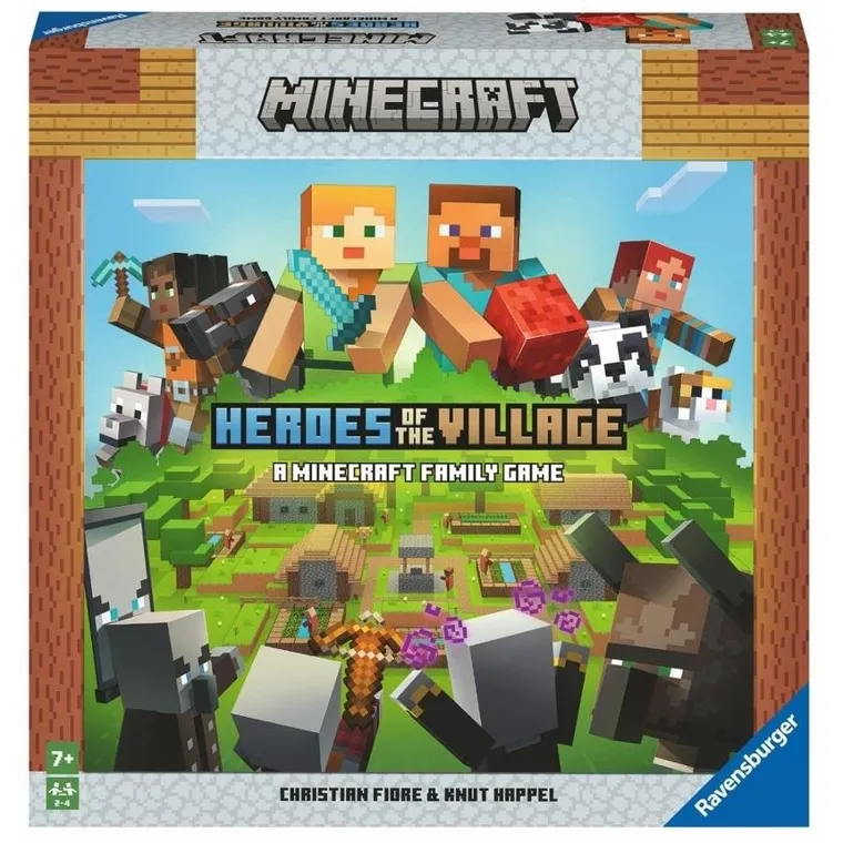 Ravensburger, Minecraft, Heroes of Village, Uratuj wioskę, gra familijna