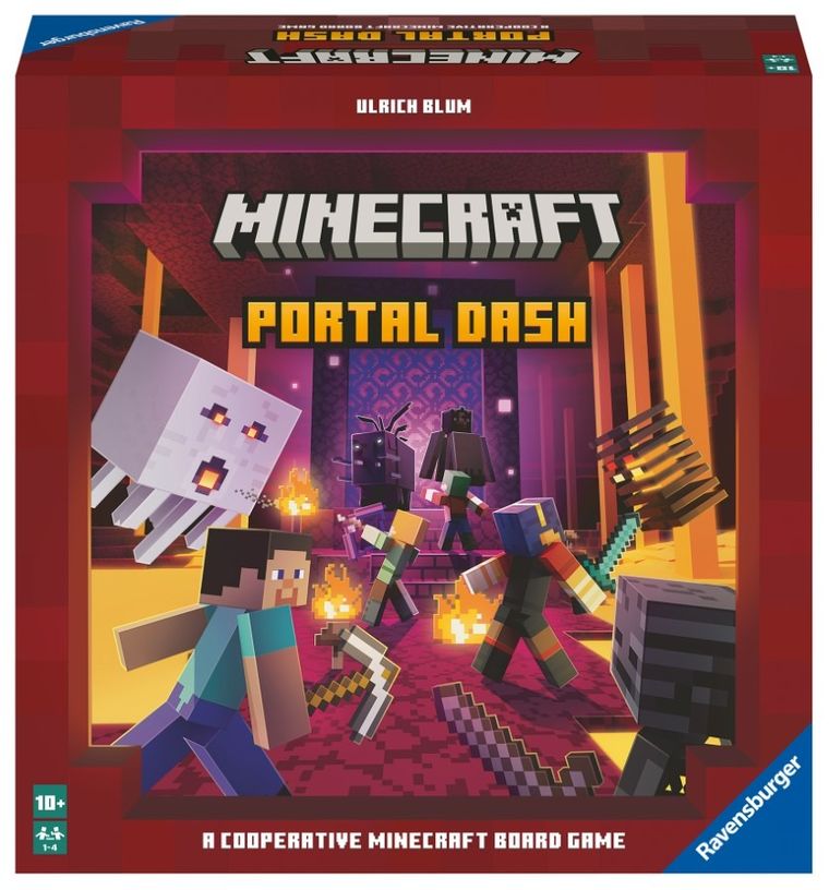 Ravensburger, Minecraft, Portal Dash, gra kooperacyjna