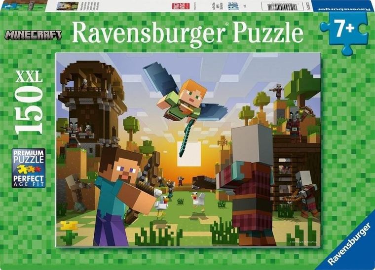Ravensburger, Minecraft, puzzle XXL, 150 elementów