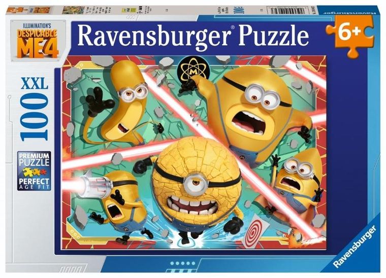 Ravensburger, Minionki 4, puzzle XXL, 100 elementów