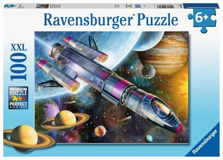 Ravensburger, Misja w kosmosie, puzzle, 100 elementów