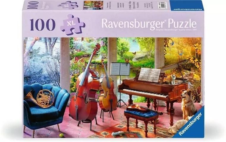 Ravensburger, Muzyka, puzzle XL, 100 elementów