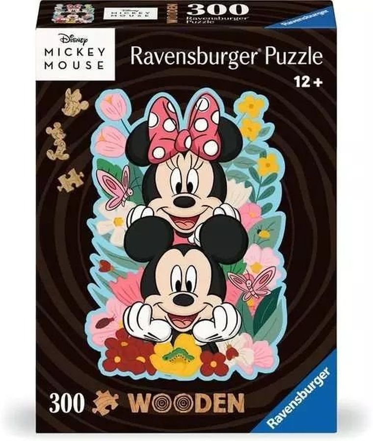 Ravensburger, Myszka Miki, puzzle drewniane, 300 elementów