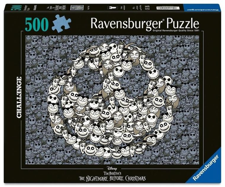 Ravensburger, Nightmare Before Christmas, puzzle, 500 elementów