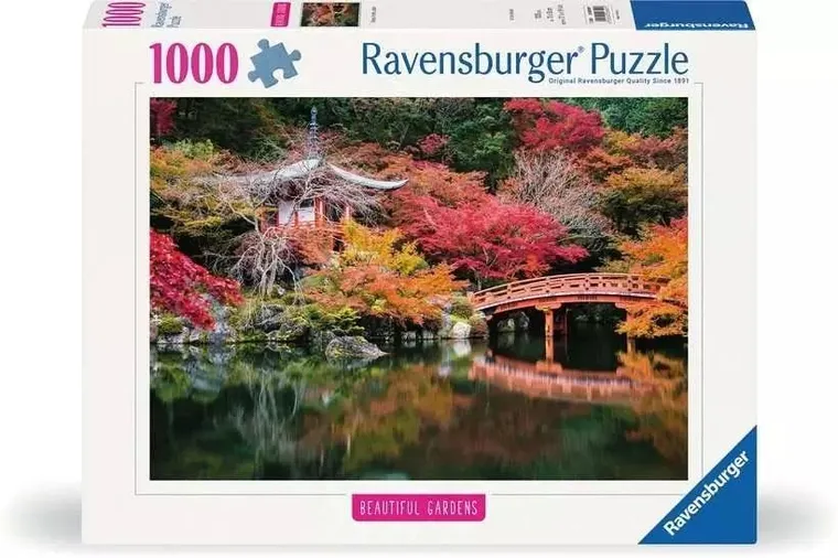 Ravensburger, Ogród Daigo-ji, Kyoto, Japonia, puzzle, 1000 elementów