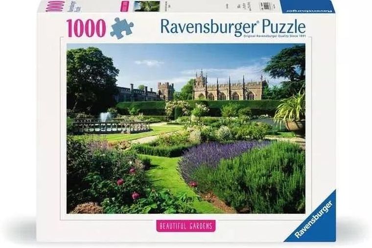 Ravensburger, Ogród Królowej, Anglia, puzzle, 1000 elementów