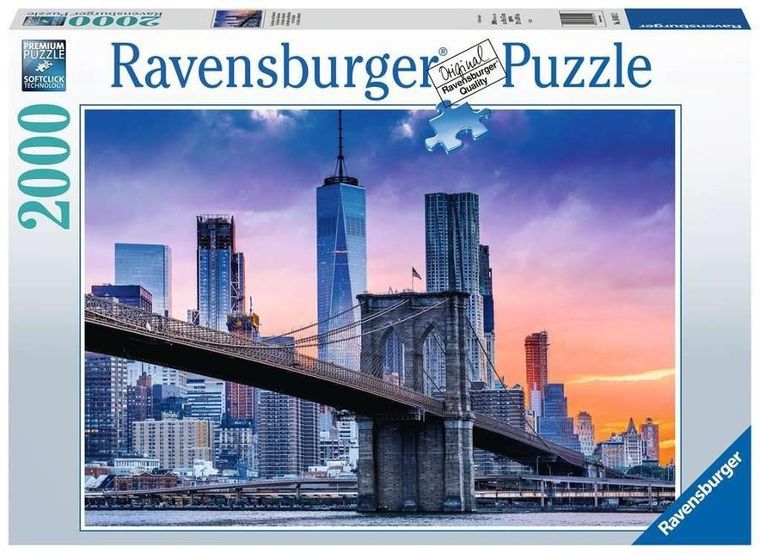 Ravensburger, Panorama Nowego Jorku, puzzle, 2000 elementów