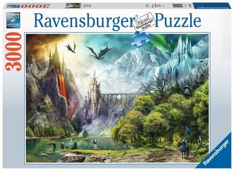 Ravensburger, Panowanie smoków, puzzle, 3000 elementów