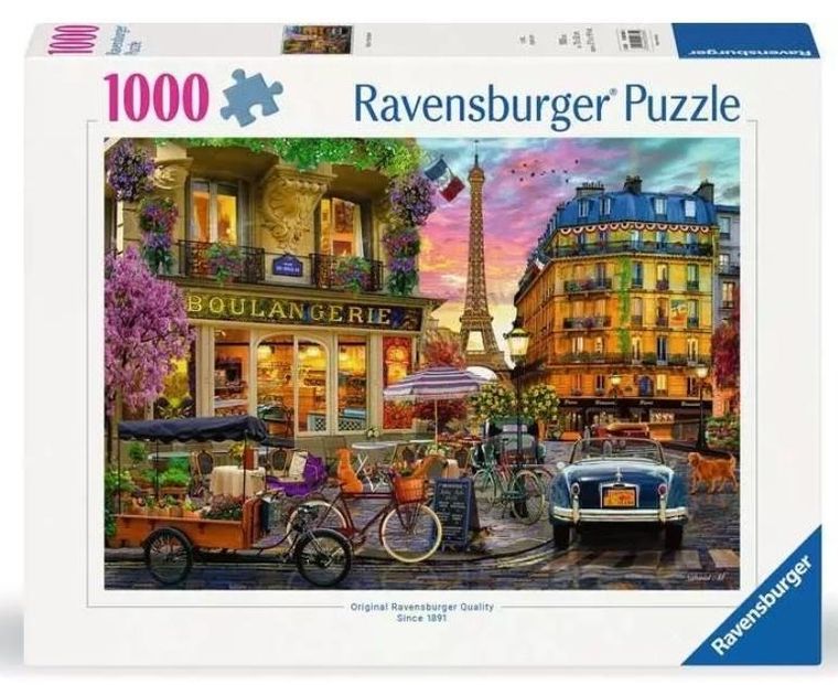 Ravensburger, Paryż o poranku, puzzle, 1000 elementów