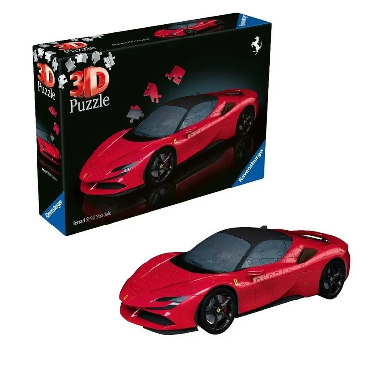 Ravensburger, Pojazdy: Ferrari SF90 Stradale, puzzle 3D