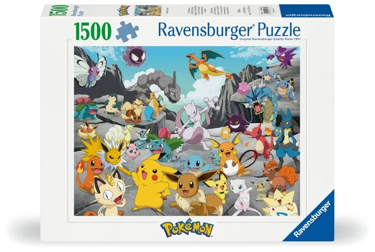 Ravensburger, Pokemon Classic, puzzle, 1500 elementów