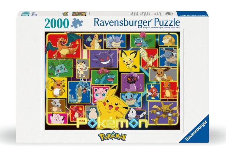 Ravensburger, Pokemon, puzzle, 2000 elementów