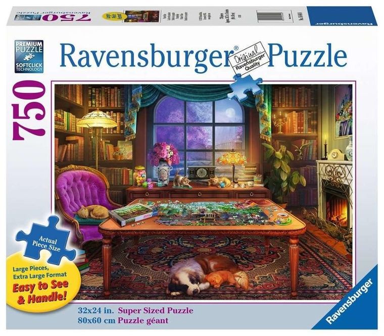 Ravensburger, Pokój fana puzzli, puzzle dla seniorów, 750 elementów