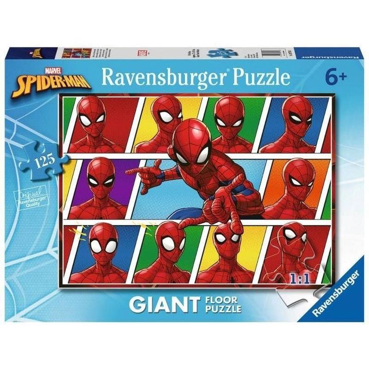 Ravensburger Polska, Gigant, Spiderman, puzzle, 125 elementów