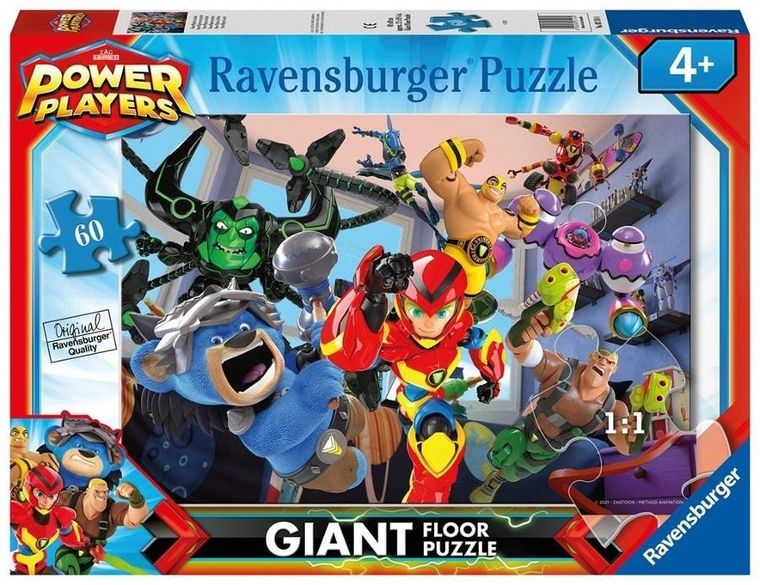 Ravensburger, Power Players Giant, puzzle, 60 elementów