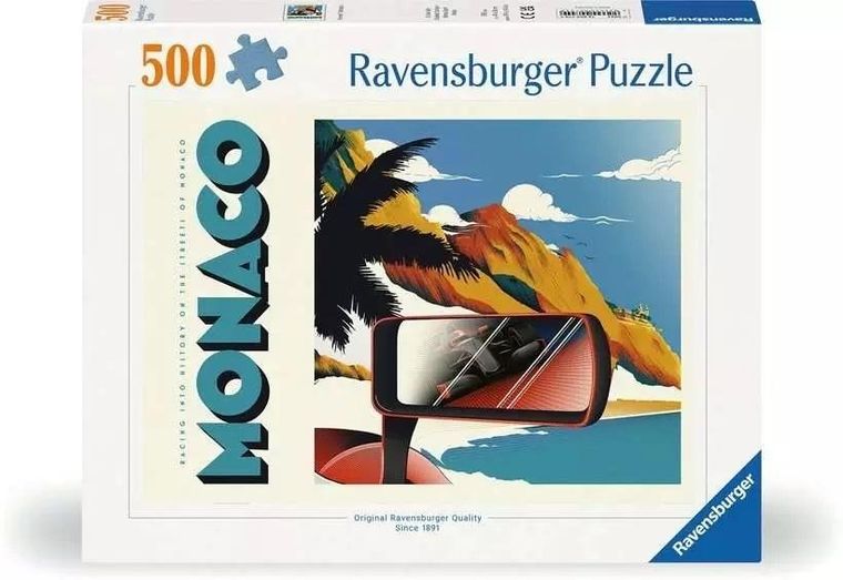 Ravensburger, Pozdrowienia z Monako, puzzle, 500 elementów
