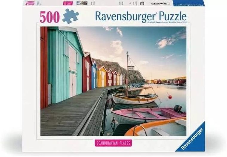 Ravensburger, Przystań dla Łodzi w Smgen, puzzle, 500 elementów