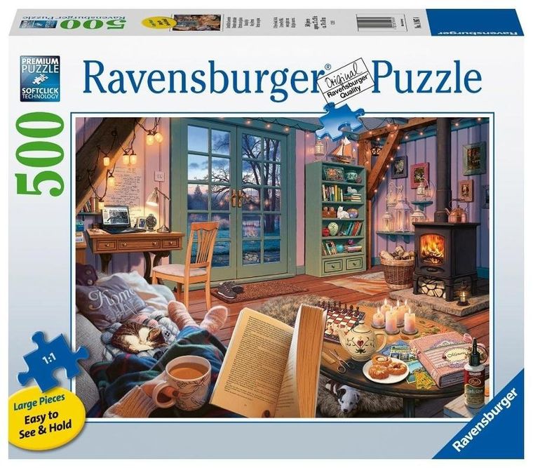 Ravensburger, Przytulne miejsce, puzzle, 500 elementów