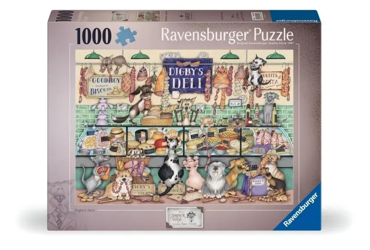 Ravensburger, Psy, puzzle, 1000 elementów