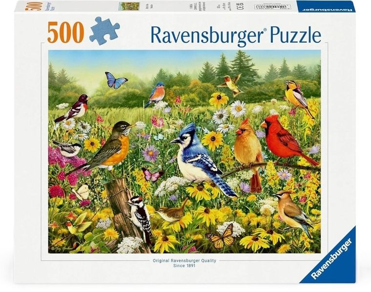 Ravensburger, Ptaki, puzzle, 500 elementów