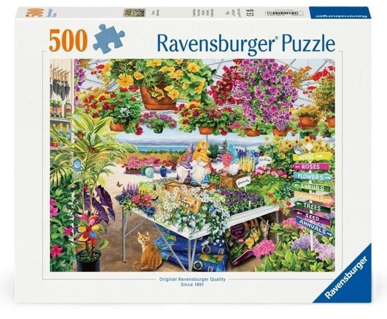 Ravensburger, Rajski Ogród, puzzle, 500 elementów