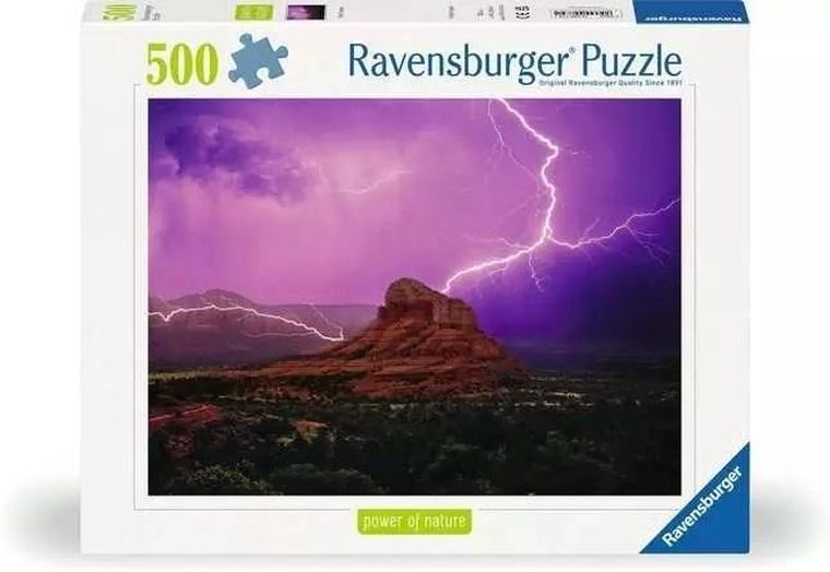 Ravensburger, Różowa burza, puzzle, 500 elementów