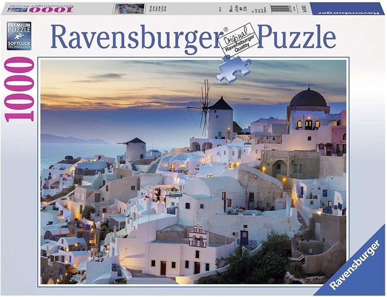 Ravensburger, Santorini, puzzle, 1000 elementów