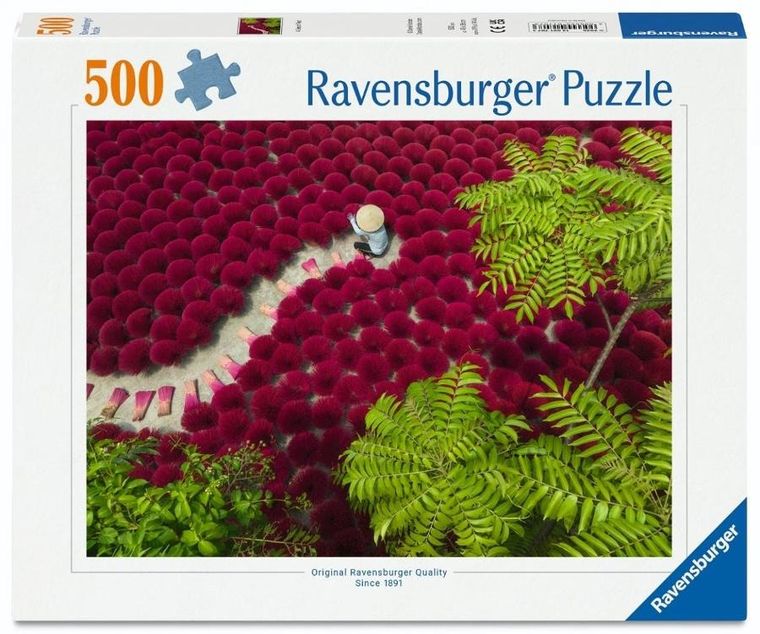 Ravensburger, Sea of Red, puzzle, 500 elementów