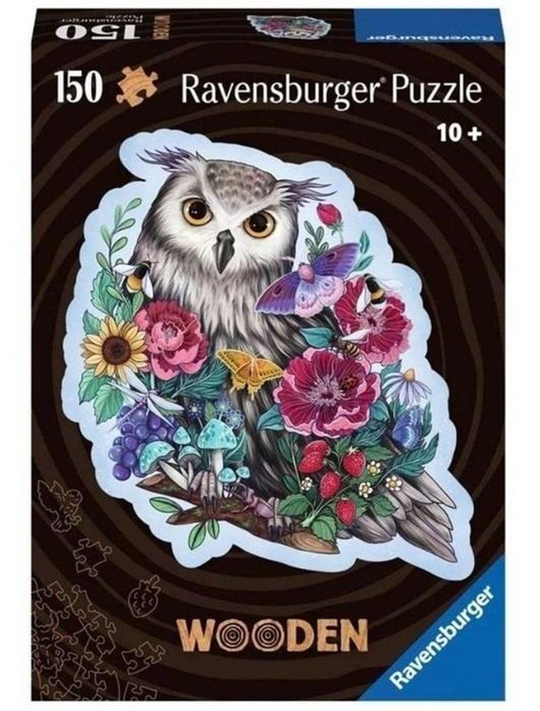 Ravensburger, Sowa, puzzle drewniane, 150 elementów