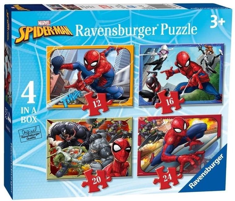 Ravensburger, Spider-Man, puzzle 4w1