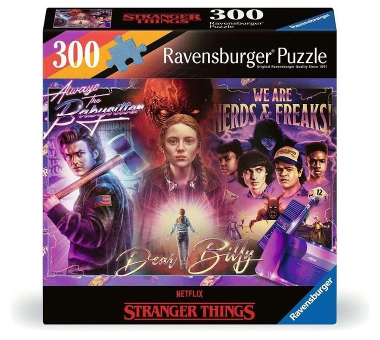 Ravensburger, Stranger Things, puzzle, 300 elementów