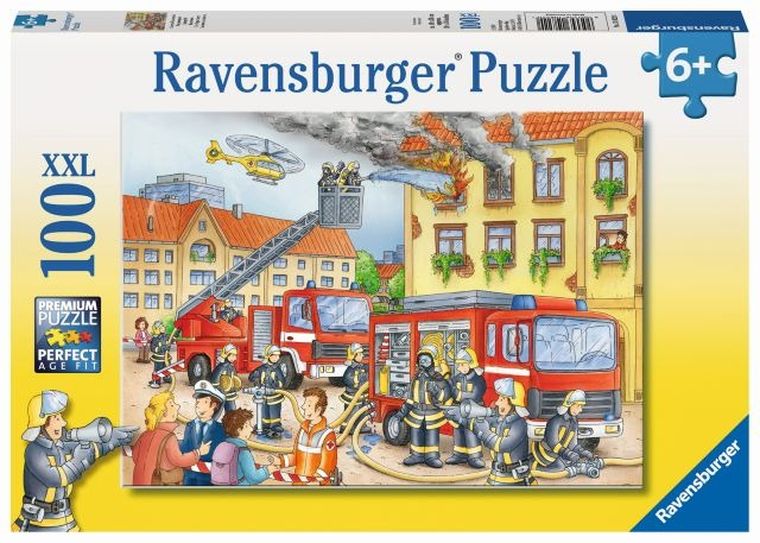 Ravensburger, Straż pożarna, puzzle, 100 elementów