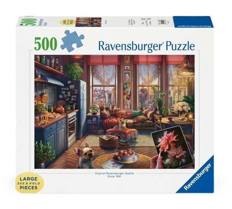 Ravensburger, Studio Boho, puzzle, 500 elementów