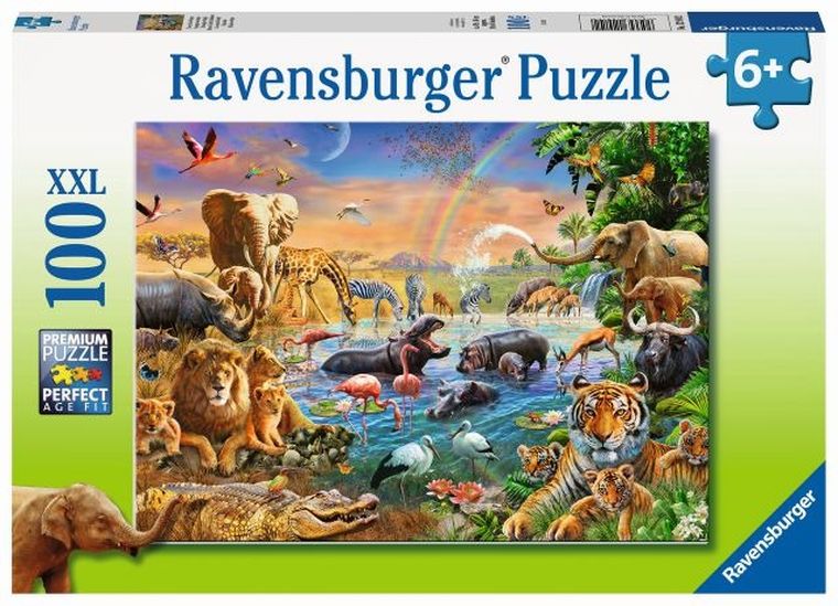 Ravensburger, Studnia w dżungli, puzzle, 100 elementów
