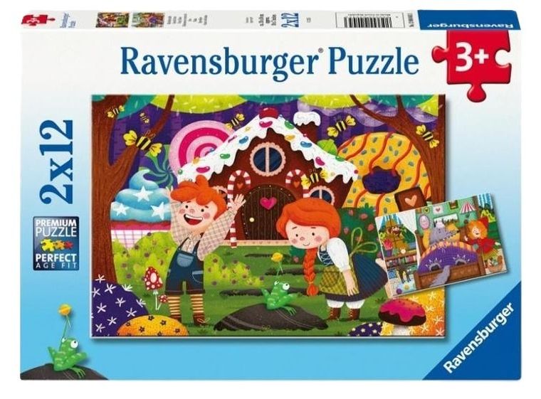 Ravensburger, Świat baśni, puzzle, 2-12 elementów