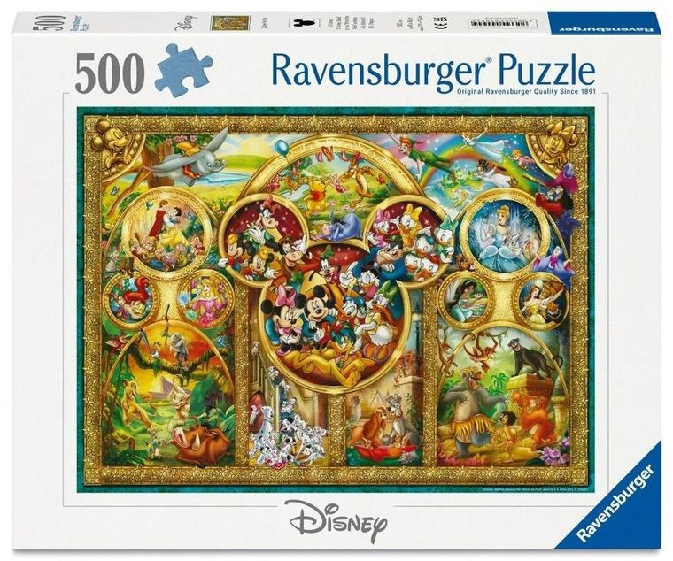 Ravensburger, Świat Disneya, puzzle, 500 elementów