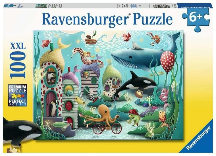 Ravensburger, Świat pod wodą, puzzle XXL, 100 elementów