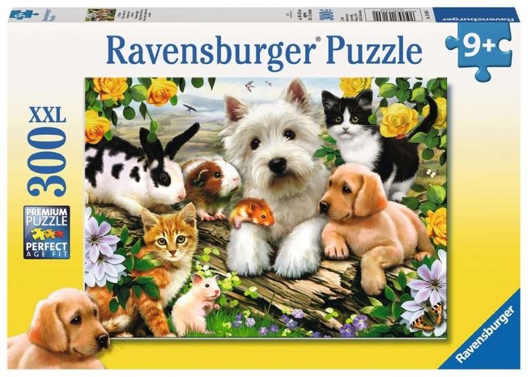 Ravensburger, Szczęśliwe zwierzęta, puzzle, 300 elementów