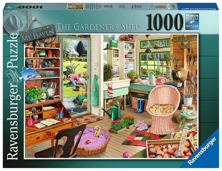 Ravensburger, Szopa ogrodowa, puzzle, 1000 elementów