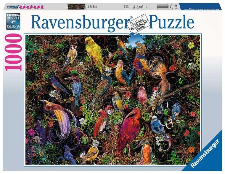 Ravensburger, Sztuka ptaków, puzzle, 1000 elementów